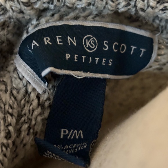 Marled Button Up Collared Sweater - Picture 2 of 3